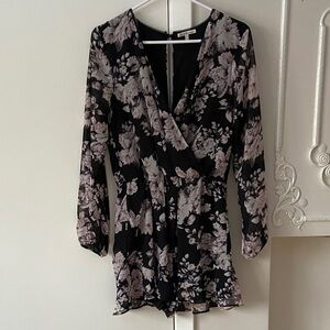 Charlotte Russe Black Top with Lace Detail